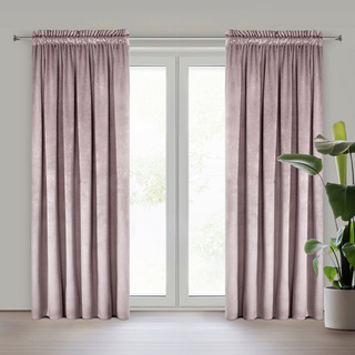 Zasłona Rosa pudrowy róż 140x270