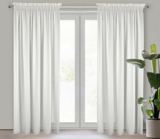 Firana Melinda biała 135x270