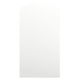 Lustro z lampami LED, 90x45 cm, szklane, z łukiem vidaXL