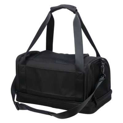 TRIXIE Transporter samolotowy dla psa Fly, 45x28x25 cm, czarny