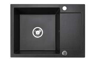 Zlewozmywak Cordeo 70 08 / czarny nakrapiany