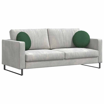 Poduszki na siedziska 2 pcs Ciemna zieleń ? 40 cm
