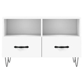 vidaXL Szafka pod TV, biała, 80x36x50 cm, materiał drewnopochodny wariant 5