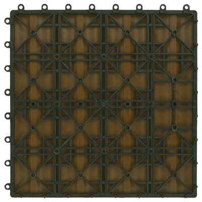Płytka Tarasowa Projekt 3D 11 pcs Drewno tekowe 30 x 30 cm