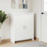 Szafka na buty Biały 73,5 x 36 x 92 cm Drewno inżynieryjne