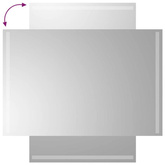 Lustro łazienkowe z LED, 60x90 cm vidaXL