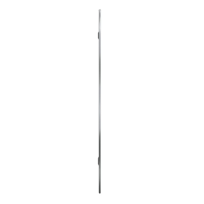 vidaXL Lustro ścienne, srebrne, 80x35 cm