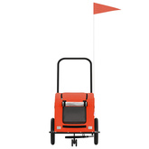 Przyczepka rowerowa dla zwierząt, tkanina Oxford i żelazo