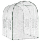 Szklarnia z ramą 160 x 200 x 192,5 cm PVC przezroczysty