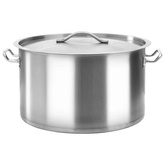 vidaXL Garnek, 44 L, 45 x 28 cm, stal nierdzewna