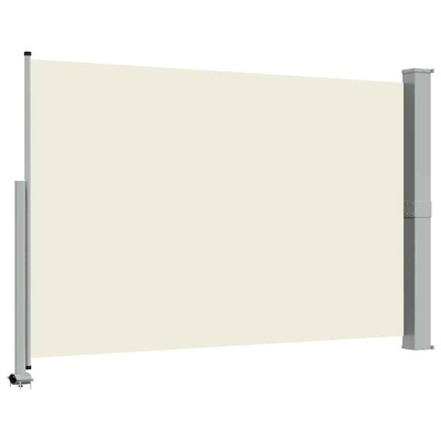Tarasowa, zwijana markiza boczna, 160 x 300 cm, kremowa