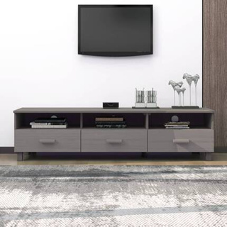 vidaXL Szafka pod TV HAMAR, jasnoszara, 158x40x40 cm, drewno sosnowe