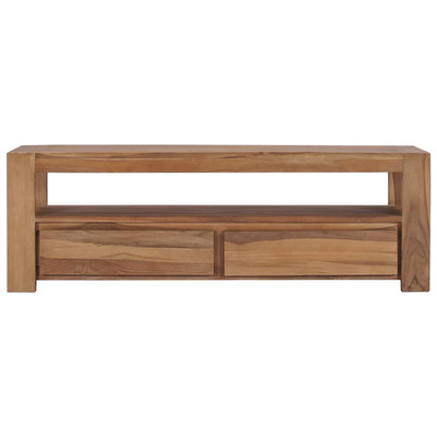 vidaXL Szafka pod TV, 120 x 30 x 40 cm, lite drewno tekowe