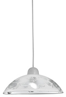 Lampa wisząca Beris szklana pojedyncza z kloszem do kuchni E27