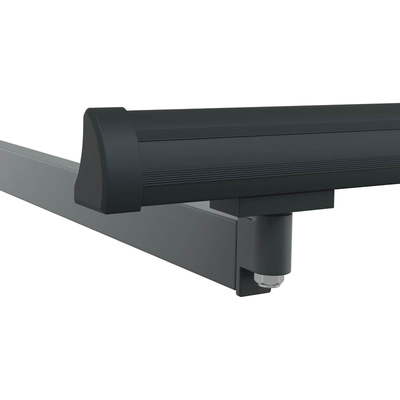 Rama manualnej markizy Z regulacją Antracyt 4 × 3,5 m Stal