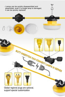 Mobilna Girlanda Przemysłowa 15m IP65 5000k