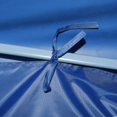 Składany namiot z 8 ścianami bocznymi, 870x291x315 cm, niebieski