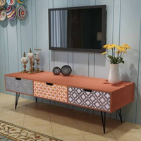 vidaXL Szafka pod TV z 3 szufladami, 120x40x36 cm, brązowa