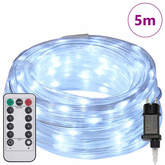 Lina świetlna z 120 diodami LED Zimna biel 5 m PVC