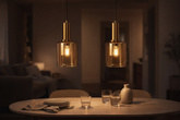 Lampa wisząca nad stół do jadalni, 2 x E27 K-5876 z serii AIGO