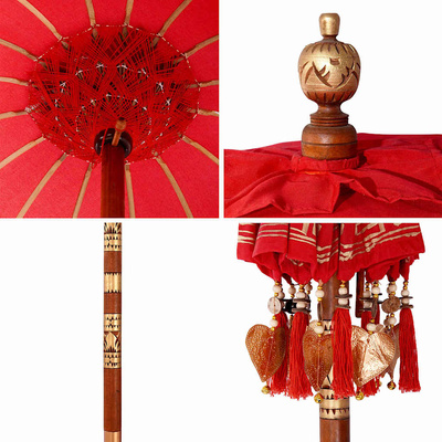 Baliński Parasol Czerwony 125 x 125 x 260 cm