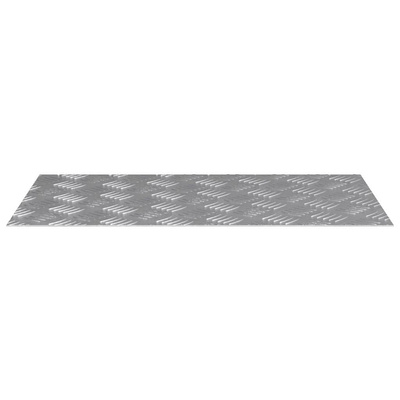Stopień Prostokątny 2 pcs Srebrny 70 x 40 cm Aluminium
