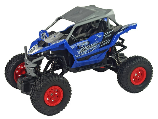 Terenowe Auto Off- Road Zdalnie Sterowane 2,4 GHz 1:16 Niebieskie