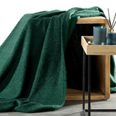 Koc Bukla ciemnozielony 150x200