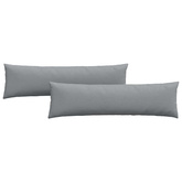 Poduszki na sofę 2 pcs Jasnoszary 145 x 40 cm tkanina