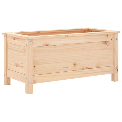 vidaXL Donica ogrodowa, 82,5x40x39 cm, lite drewno sosnowe