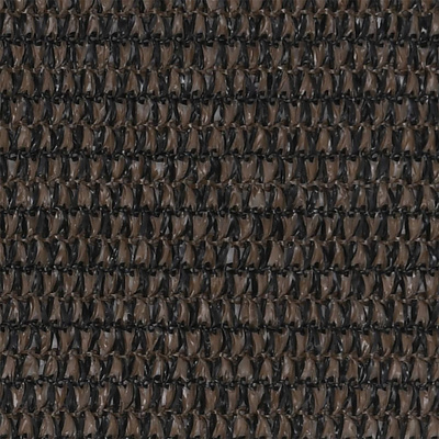 Parawan balkonowy, brązowy, 90x500 cm, HDPE