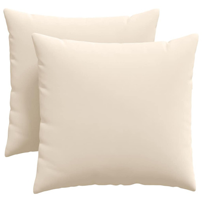 Poduszki na sofę 2 pcs Beżowy 45 x 45 cm tkanina