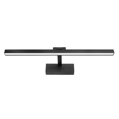 KINKIET ŁAZIENKOWY PROSTY 9W 40CM CZARNY 4000K