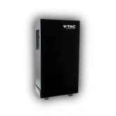 Magazyn Bank Energii V-TAC Biały Szklany Front 16.07kWh 314Ah/51.2V LiFePO4 BMS VT-16076W 10 Lat Gwarancji