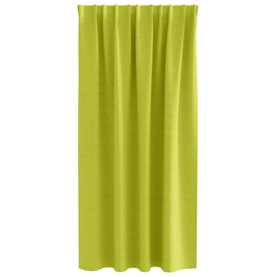 Firany blackout z kółkami 2 pcs Zielony 175 x 140 cm Poliester