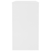 Biurko, białe, 90x40x72 cm, materiał drewnopochodny