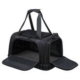TRIXIE Transporter samolotowy dla psa Plane, 44x28x25 cm, czarny