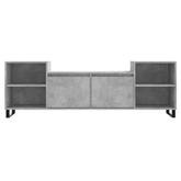 vidaXL Szafka pod TV, szarość betonu, 160x35x55 cm