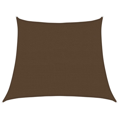 Żagiel przeciwsłoneczny, 160 g/m?, brązowy, 3/4x3 m, HDPE
