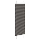 Roleta plisowana czarna 45x150 cm Szerokość tkaniny 44,4cm