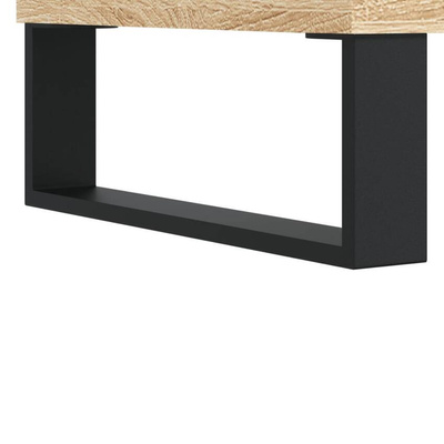 vidaXL Biurko, dąb sonoma, 140x50x75 cm, materiał drewnopochodny wariant 4