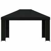 Altana 4 × 3 m Czarny Poliester i Stal 190 gsm