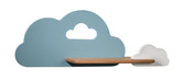 Kinkiet LED 5W dla dziecka niebiesko-biała chmurka z półką Cloud 21-33567