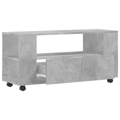 vidaXL Szafka pod TV, szarość betonu, 102x34,5x43 cm