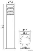 Oprawa stojąca JOY 91065L-750 BL 91065L-750 BL