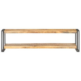 vidaXL Szafka pod TV, 150x30x40 cm, surowe drewno mango