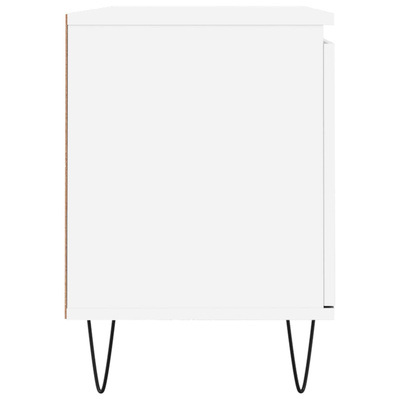 Szafka pod TV, biała, 104x35x50 cm, materiał drewnopochodny vidaXL