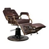 Gabbiano fotel barberski Boss brązowy 126467