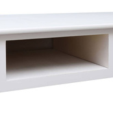 vidaXL Biurko, białe, 110 x 45 x 76 cm, drewniane