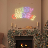 Znak Świąteczny Wielokolorowe 99,5 x 54 cm PVC